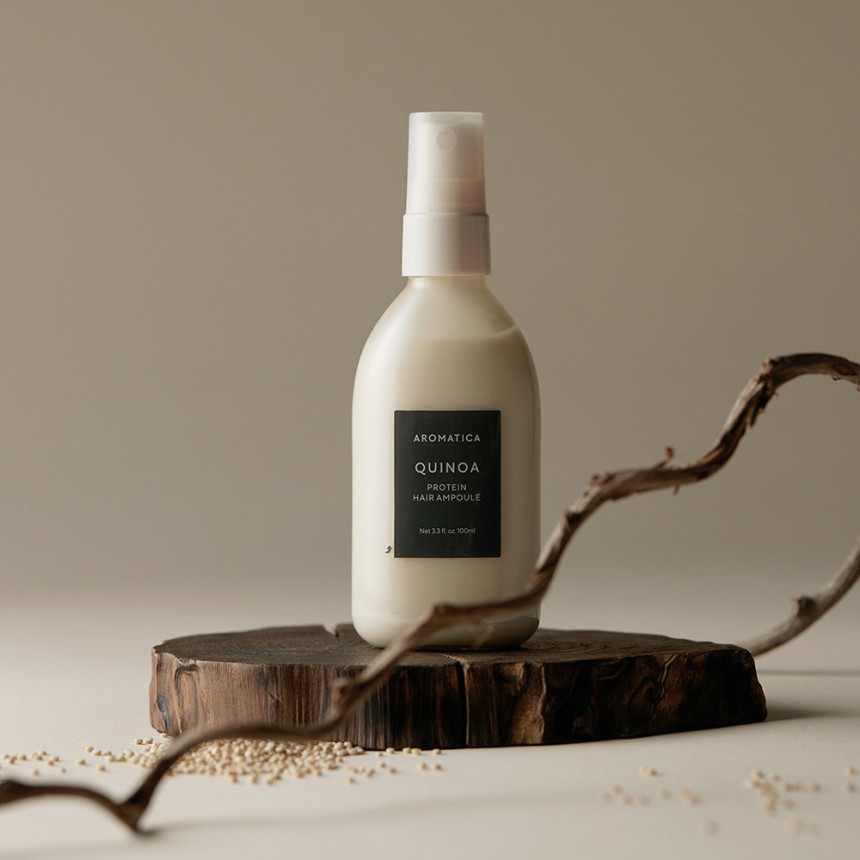 [LPP 단백질아로마티카 퀴노아 프로틴 헤어 앰플 100ML 트리트먼트 노워시 단백질 손상모 헤어크림 실리콘 FREE 사진 2
