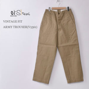 오어슬로우 빈티지핏 치노 아미 트라우저 VINTAGE FIT ARMY T... 착용 후기 | 사이즈/핏 총정리 - 상품 이미지 2