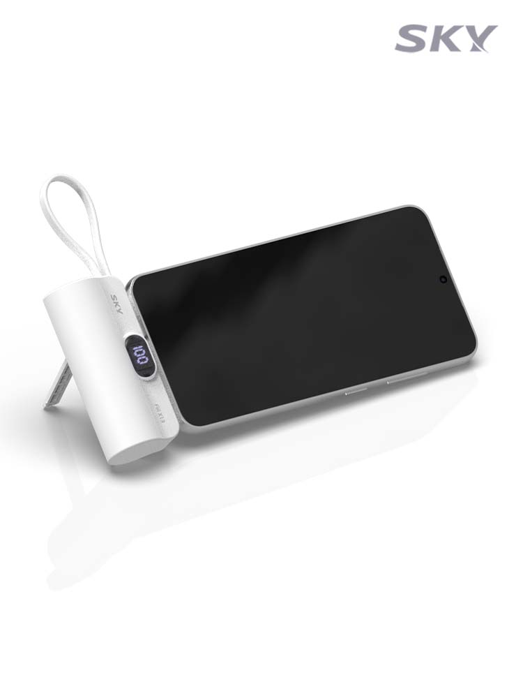 1+1 필 X13 LED 5000mAh 빌트인 C타입 L타입 도킹형 보조배터리 이미지 7