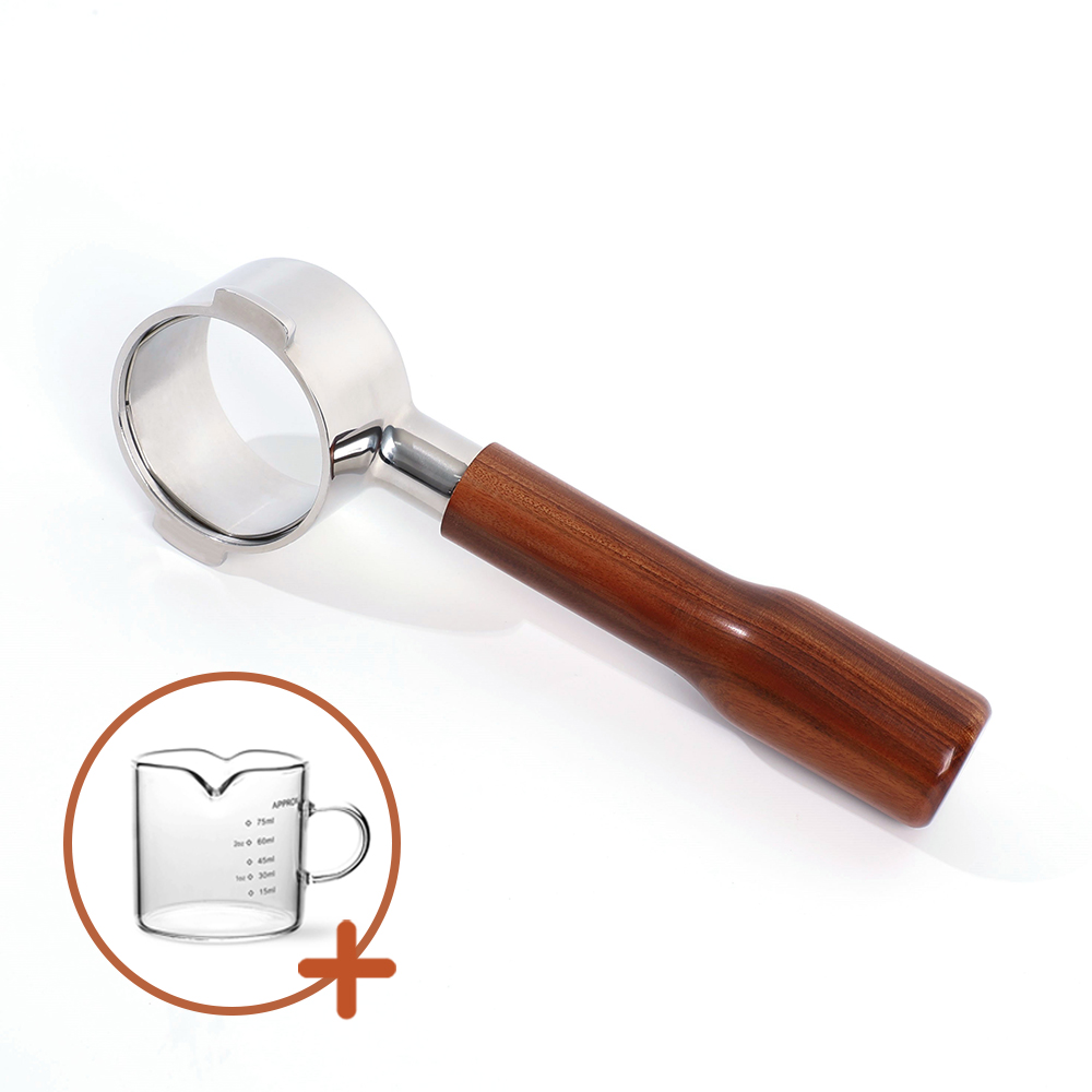 홈인홀 51mm 드롱기 아이코나 커피머신 바텀리스 포터필터 로즈우드 바스켓 미포함 제품 이미지