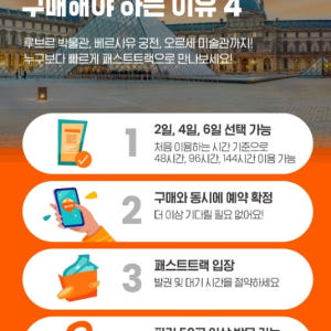 프랑스 파리 뮤지엄 패스 솔직 후기 | 실사용자 리뷰 분석 - 상품 이미지 4