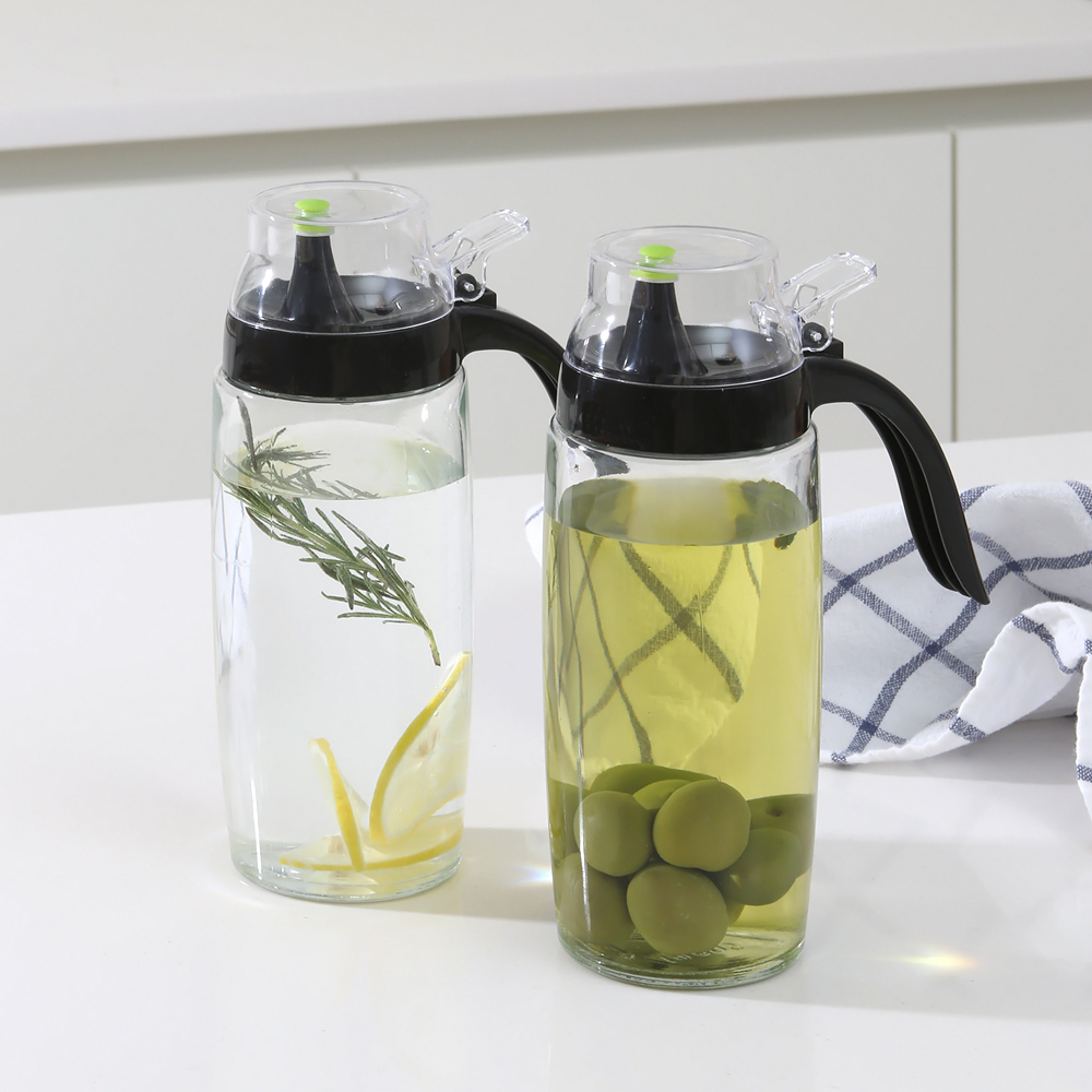 키텐실 by시노글라스 오일병 원터치 소스통 250ml 참기름병 간장병 - 상세 이미지 2