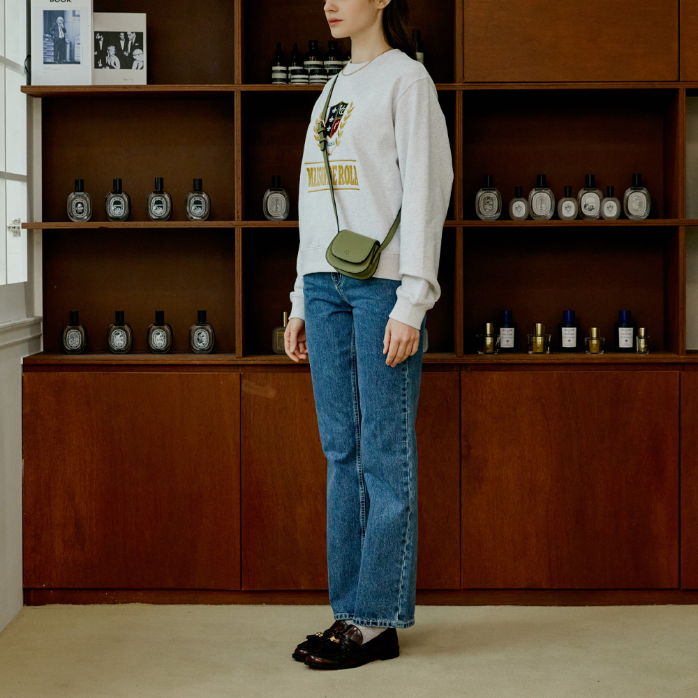 몽삭 레디 미니 마이크로 크로스백 올리브 AP12-2324-OL 마이크로백 지플립가방 여자가방 - 상세 이미지 4