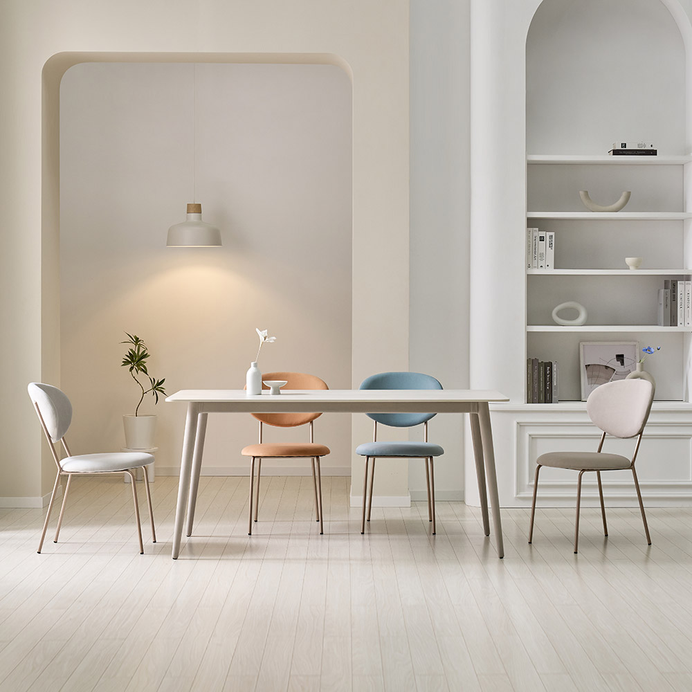 쏠앤까사 로즈 포세린 세라믹 식탁세트 4인용 1300 1600