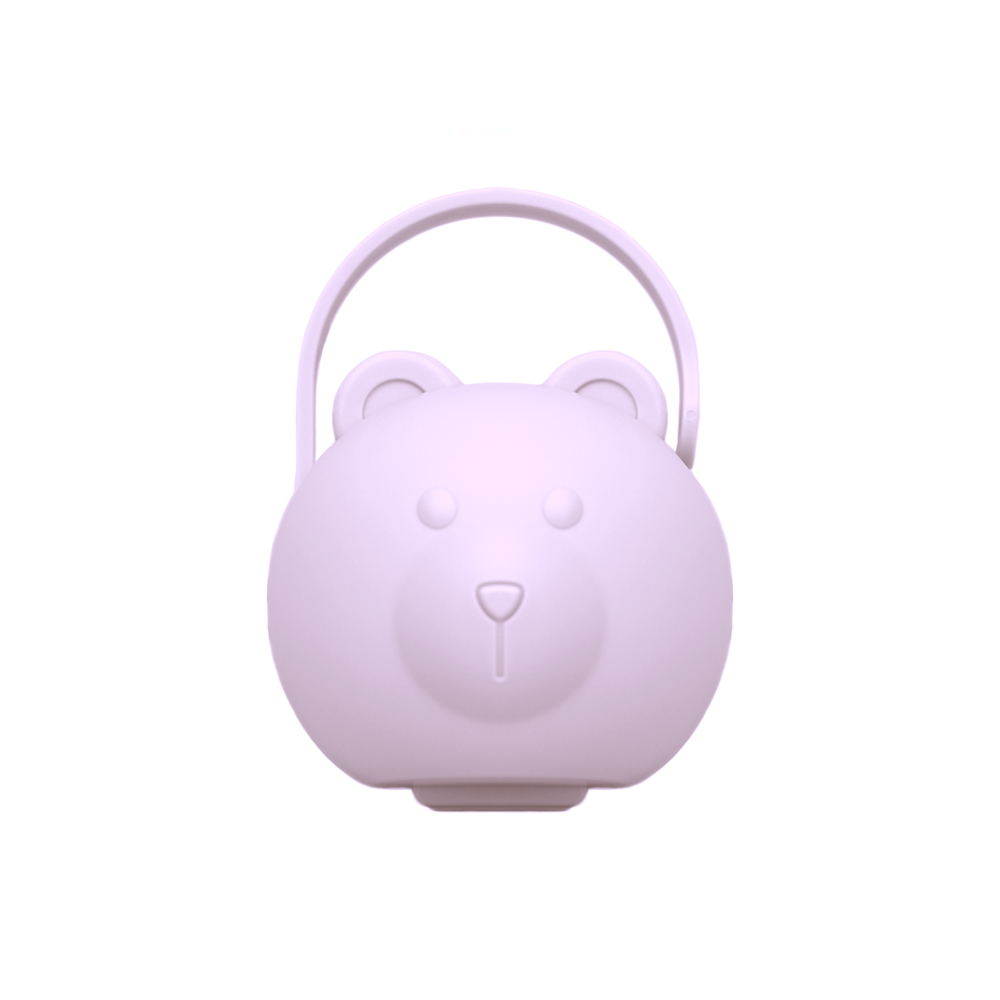 티지엠 곰돌이 쪽쪽이 보관케이스 라벤더