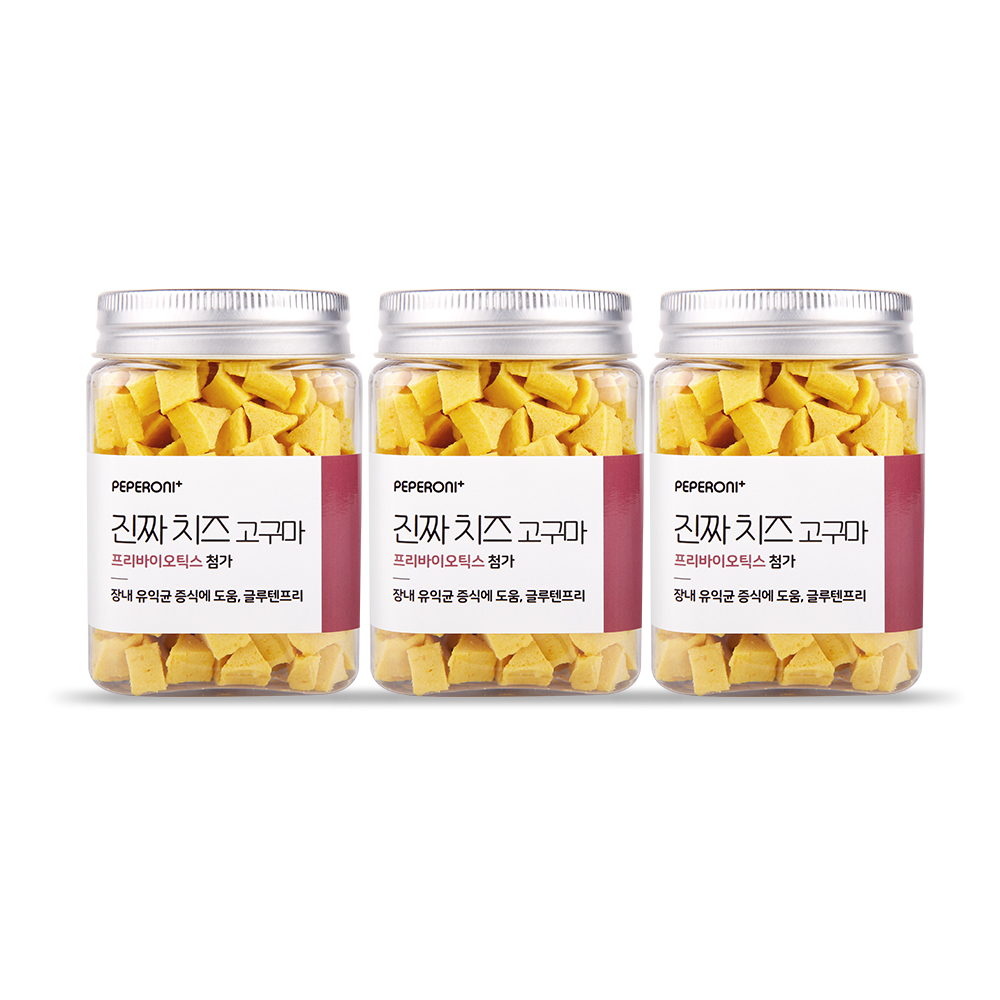 페페로니 진짜 프리바이오틱스 치즈고구마 3개 세트