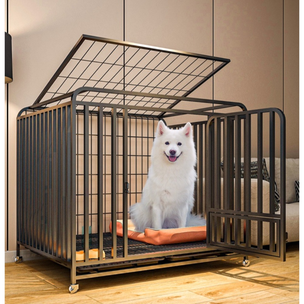 대형견 케이지 강아지 대형 반려동물 하우스 반려견 바퀴형 애견 강아지집 - 상품 이미지