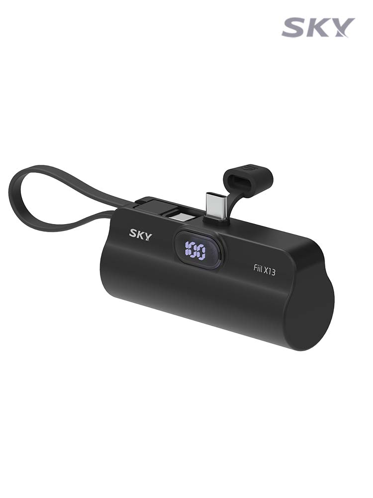 1+1 필 X13 LED 5000mAh 빌트인 C타입 L타입 도킹형 보조배터리 - 상세 이미지 5