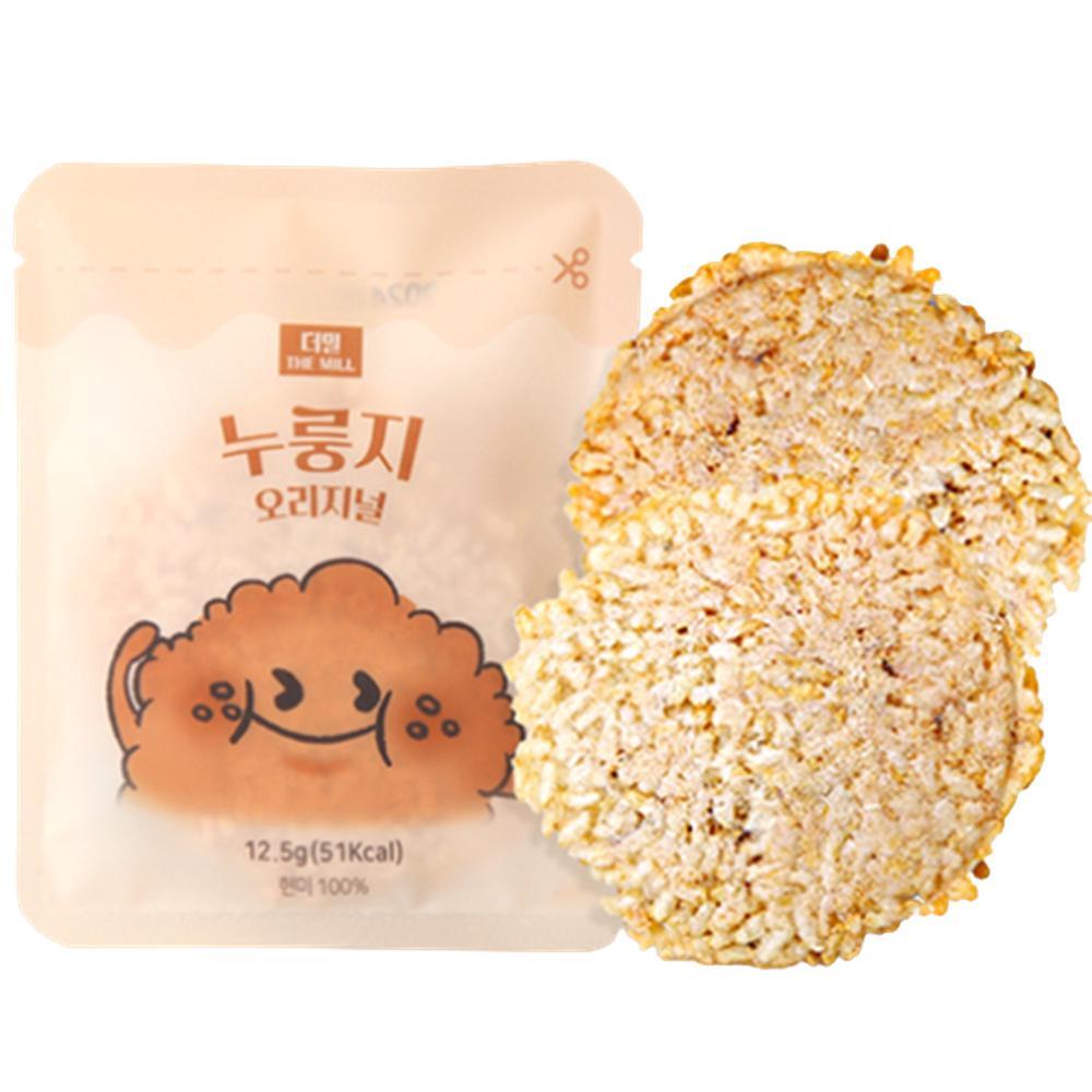 개별포장 현미 과자 비스켓 칩 누룽지 샌드 오리지널 12.5g, 8개입, 1개