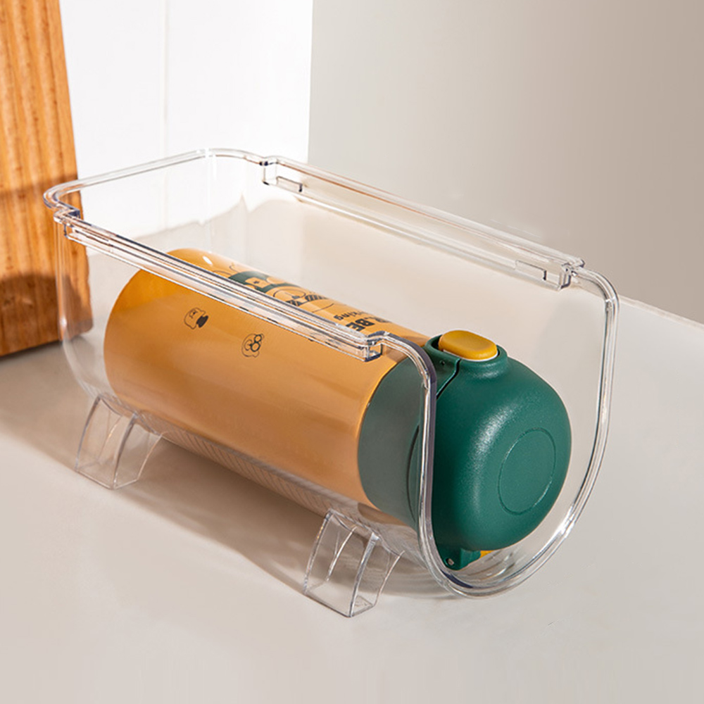 적층형 투명 다용도 텀블러정리대 1단 보온병 물병 정리 보관함 제품 이미지