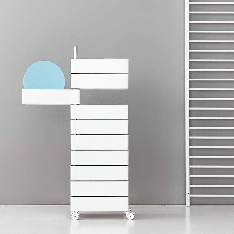 빙그리 회전서랍 트롤리 10단 크림 2860.4060