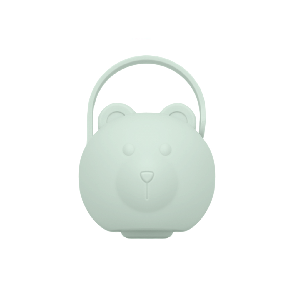 티지엠 곰돌이 쪽쪽이 보관케이스 세이지그린