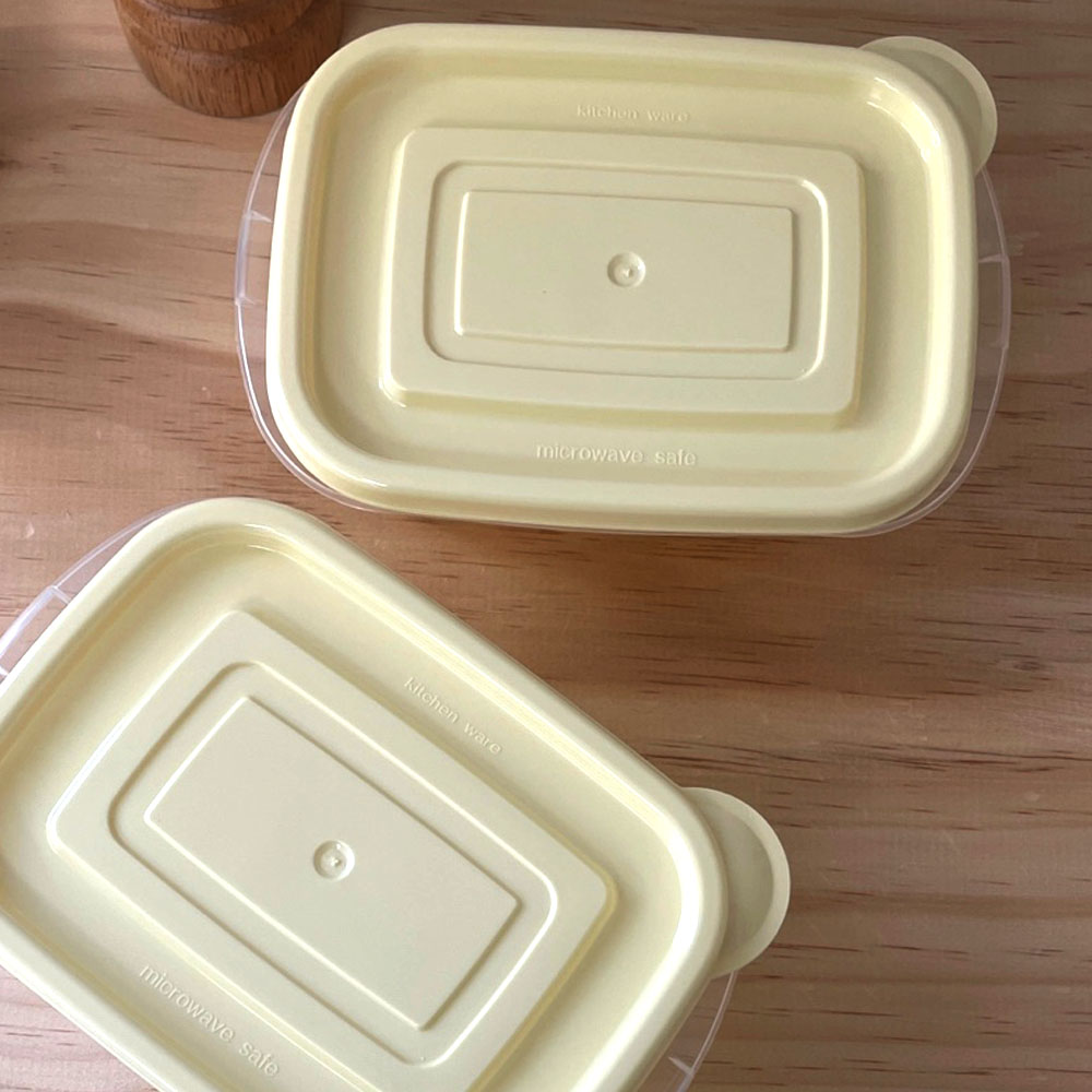 동양 탁 투명 밀폐용기 550ml 3P 직사각 다목적 보관용기 - 상세 이미지 2