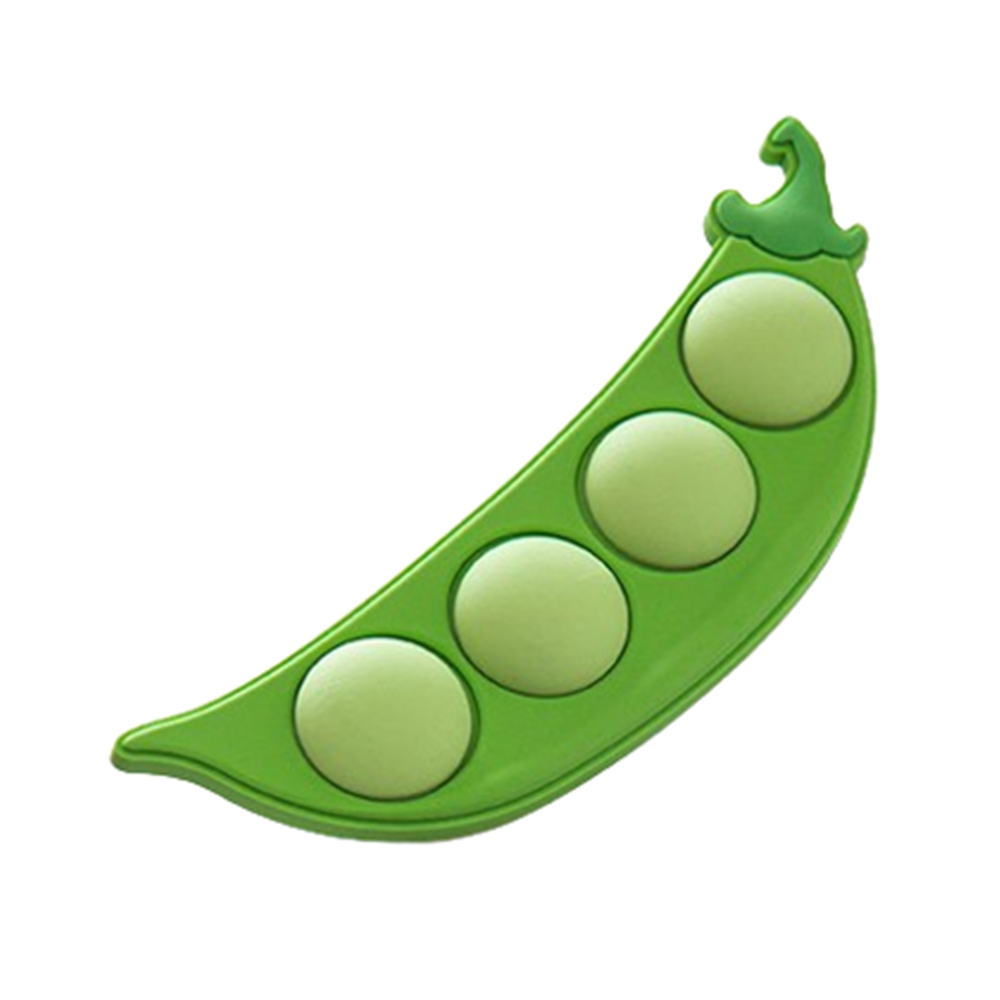 귀여운 완두콩 자석 자력 메모 부착