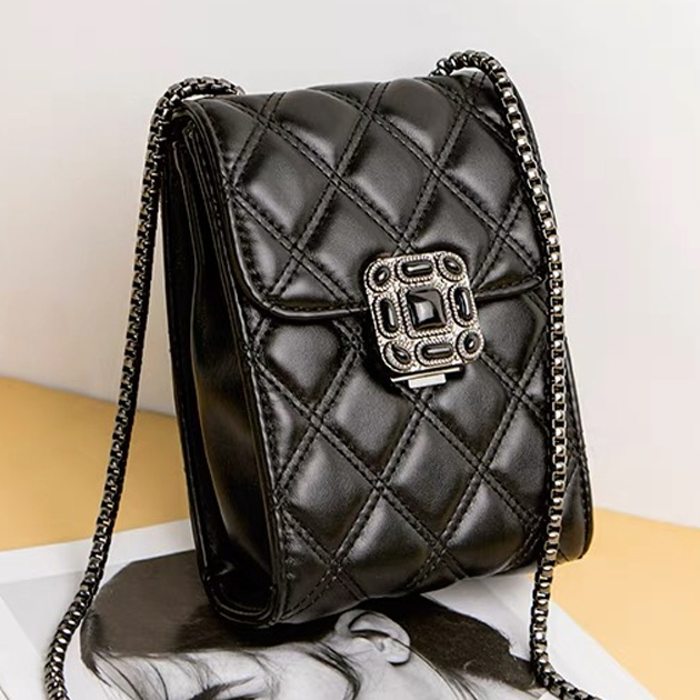 엘로디크 휴대폰 가방 양가죽 미니크로스 핸드폰가방