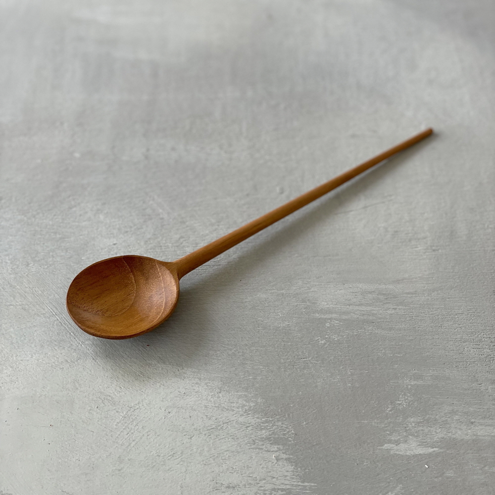 [각인서비스] 티크 우드 서빙 스푼 다용도 멀티 나무 볶음스푼 - 상세 이미지 5