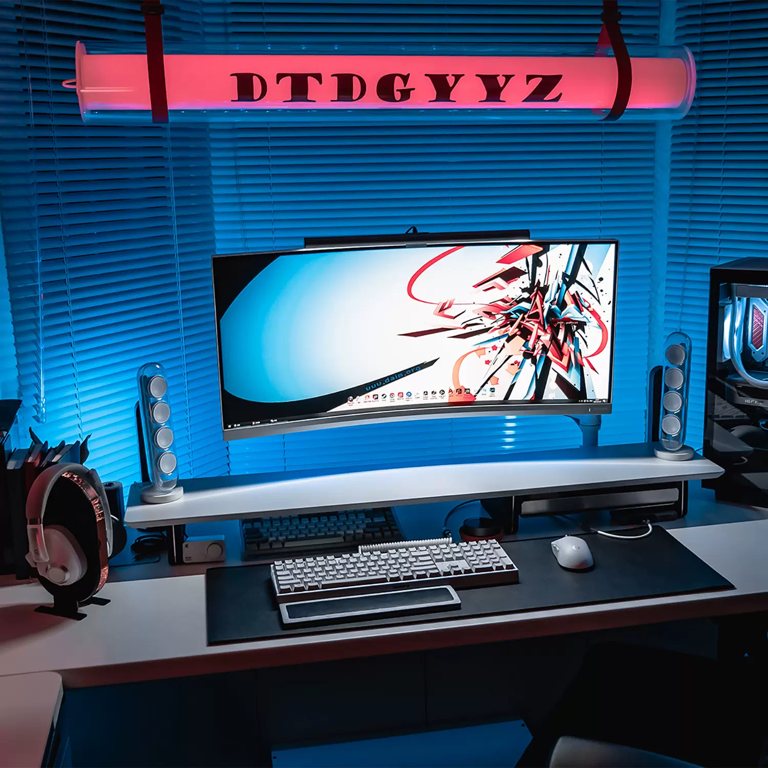 히든피스 라리케어 원목 데스크 컴퓨터 책상 듀얼 모니터 선반 받침대 ULTRA