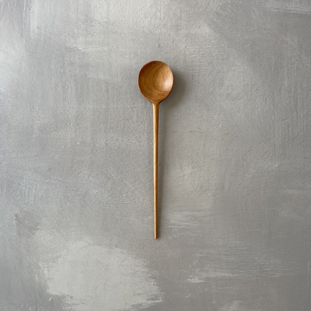 [각인서비스] 티크 우드 서빙 스푼 다용도 멀티 나무 볶음스푼 - 상세 이미지 4
