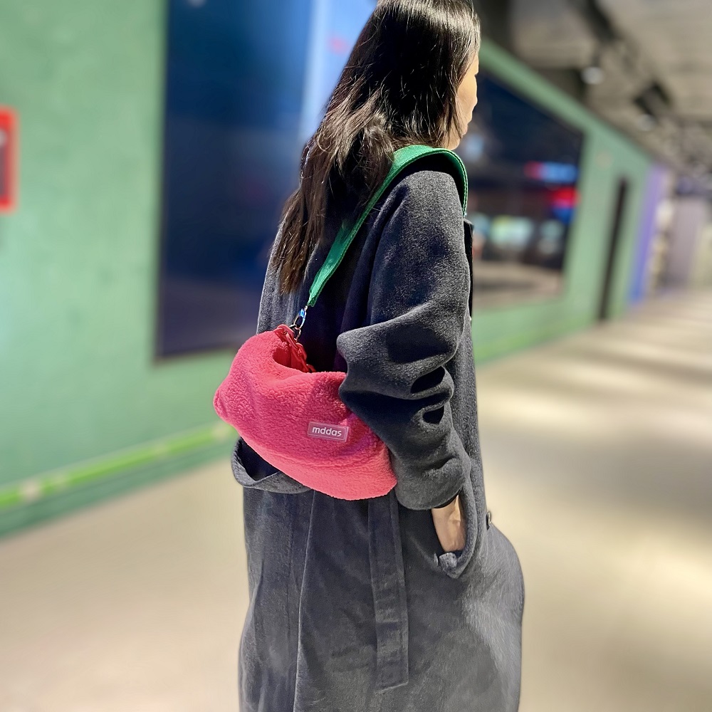 스트랩 여행용 크로스백 보부상 슬링백 핸드폰 해외여행가방 뽀글이 크로스 나일론 미니 백