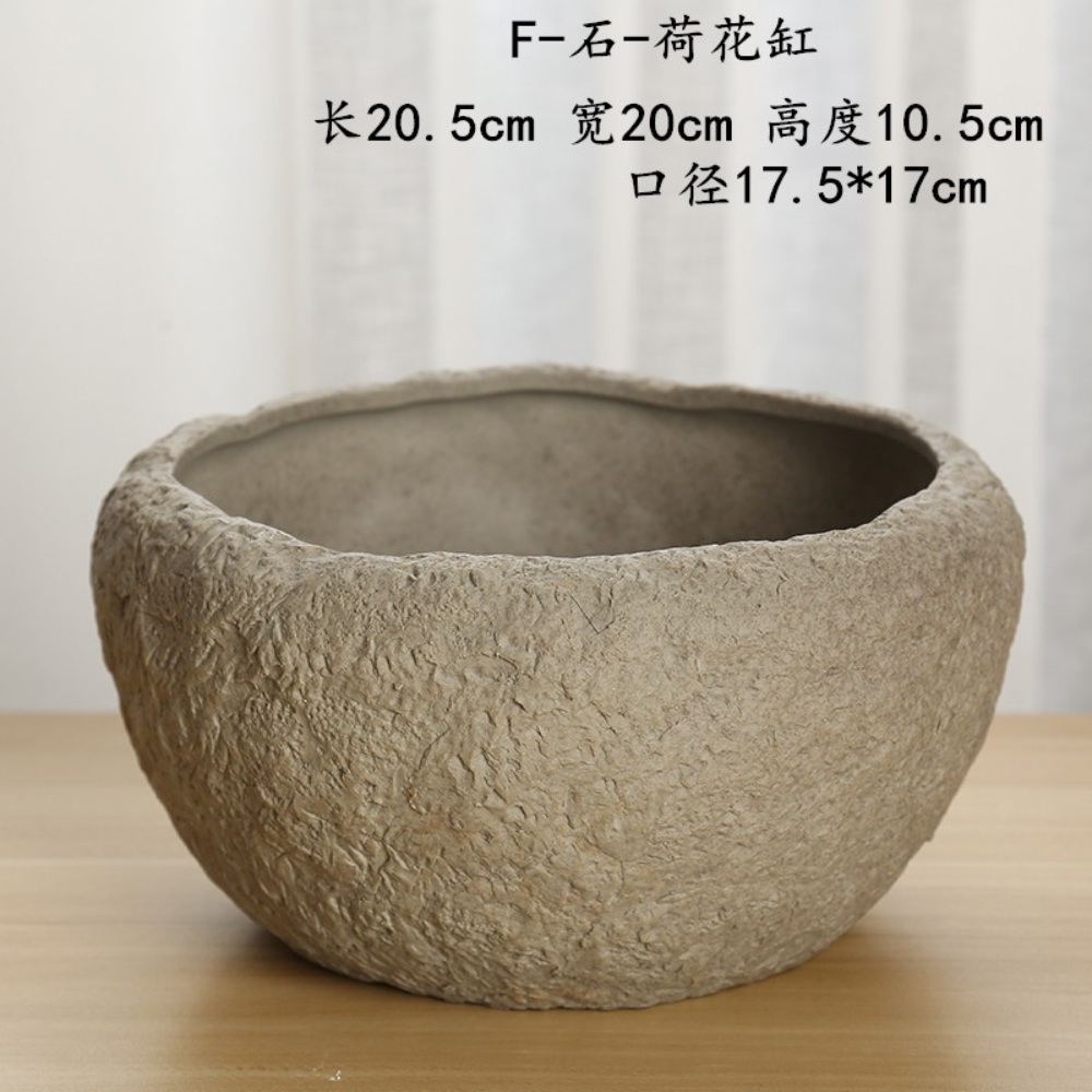 항아리 어항 옹기 물확 수경재배 연못 연꽃 베란다연못 화분 타원형 - 상세 이미지 5