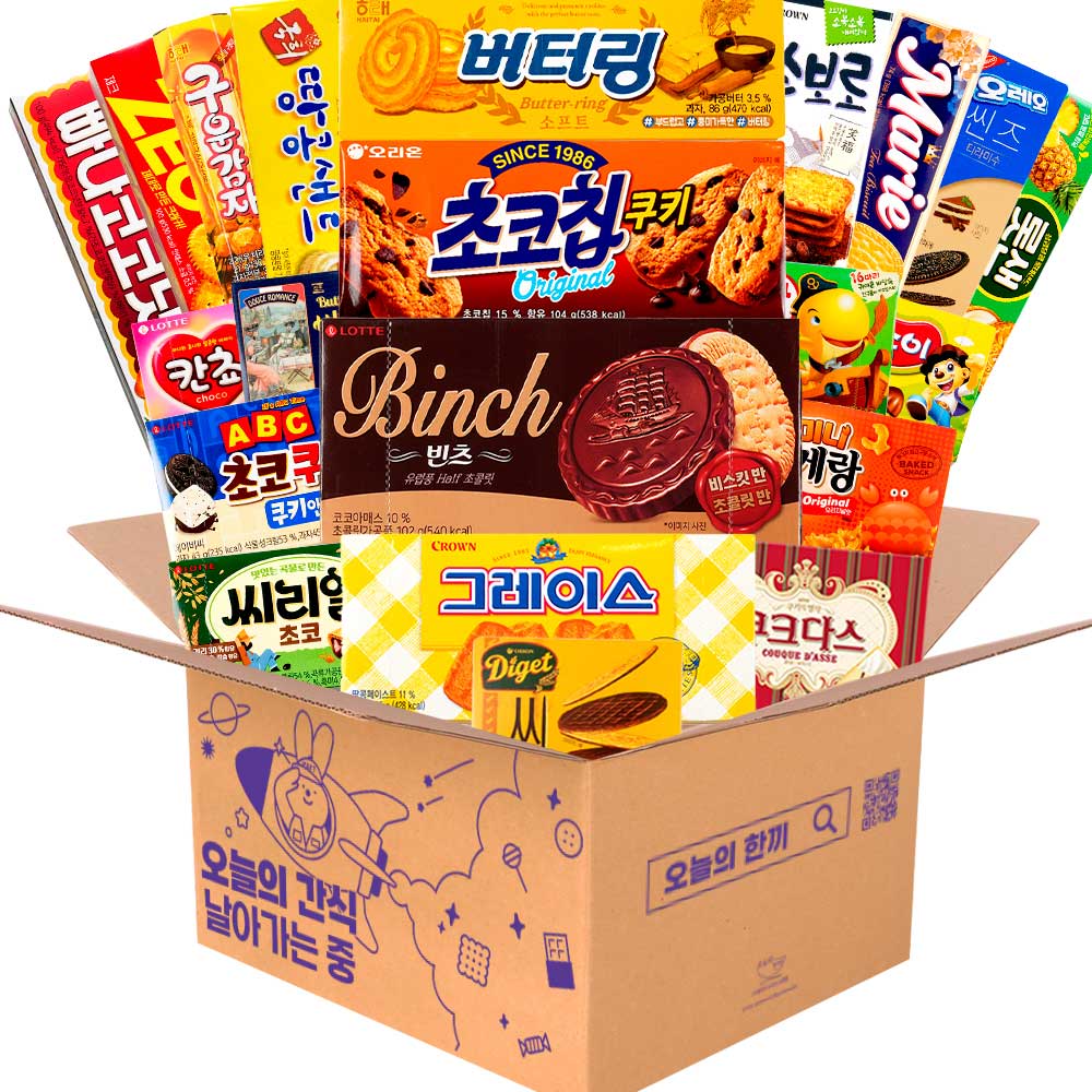 누구나조아 달콤 곽과자 세트 답례품 종합 선물 어린이 단체 대용량 - 상품 이미지
