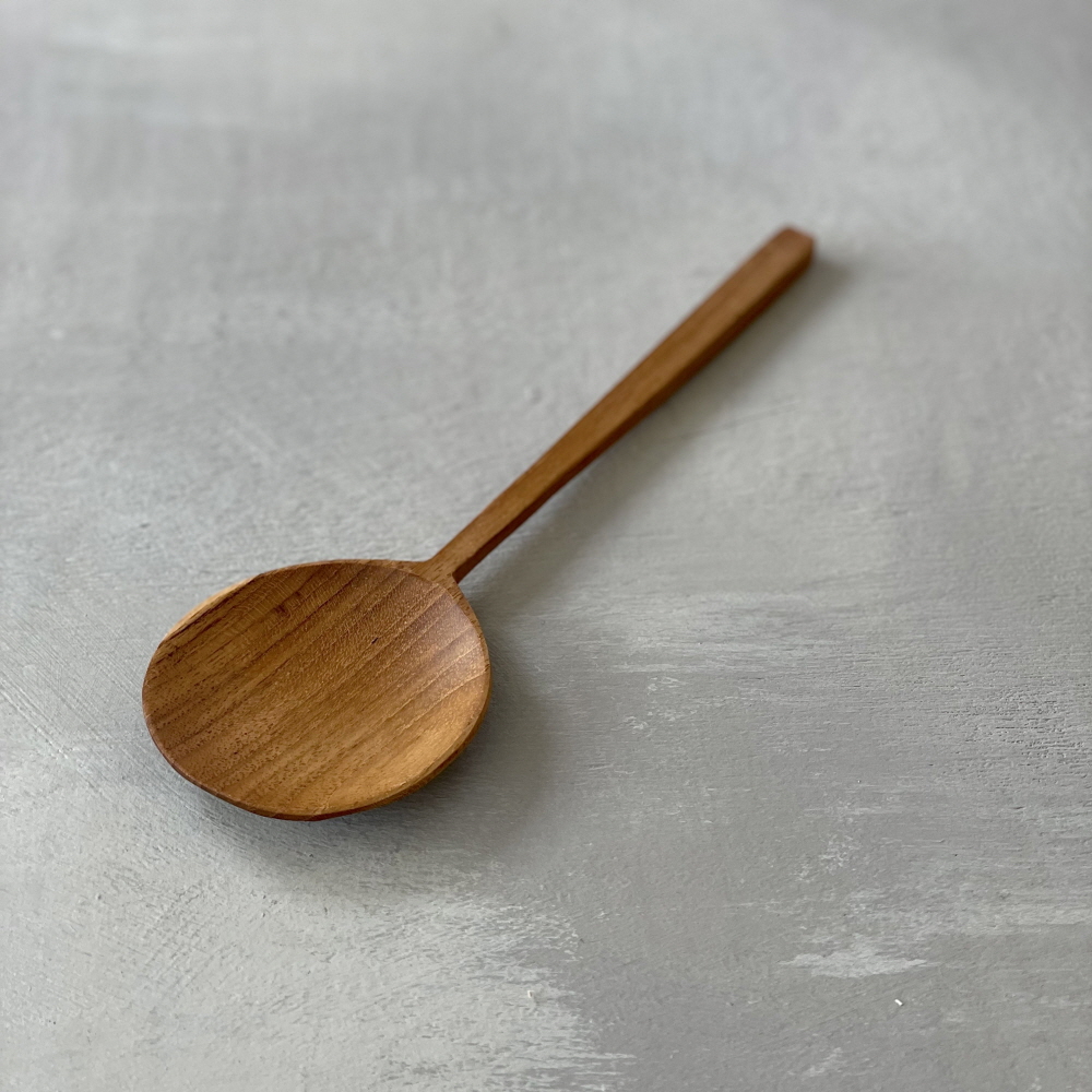 [각인서비스] 티크 우드 서빙 스푼 다용도 멀티 나무 볶음스푼 - 상세 이미지 3