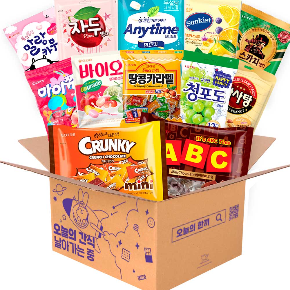 누구나조아 달콤사탕젤리 답례품 종합 선물 어린이 단체 대용량 세트 - 상품 이미지