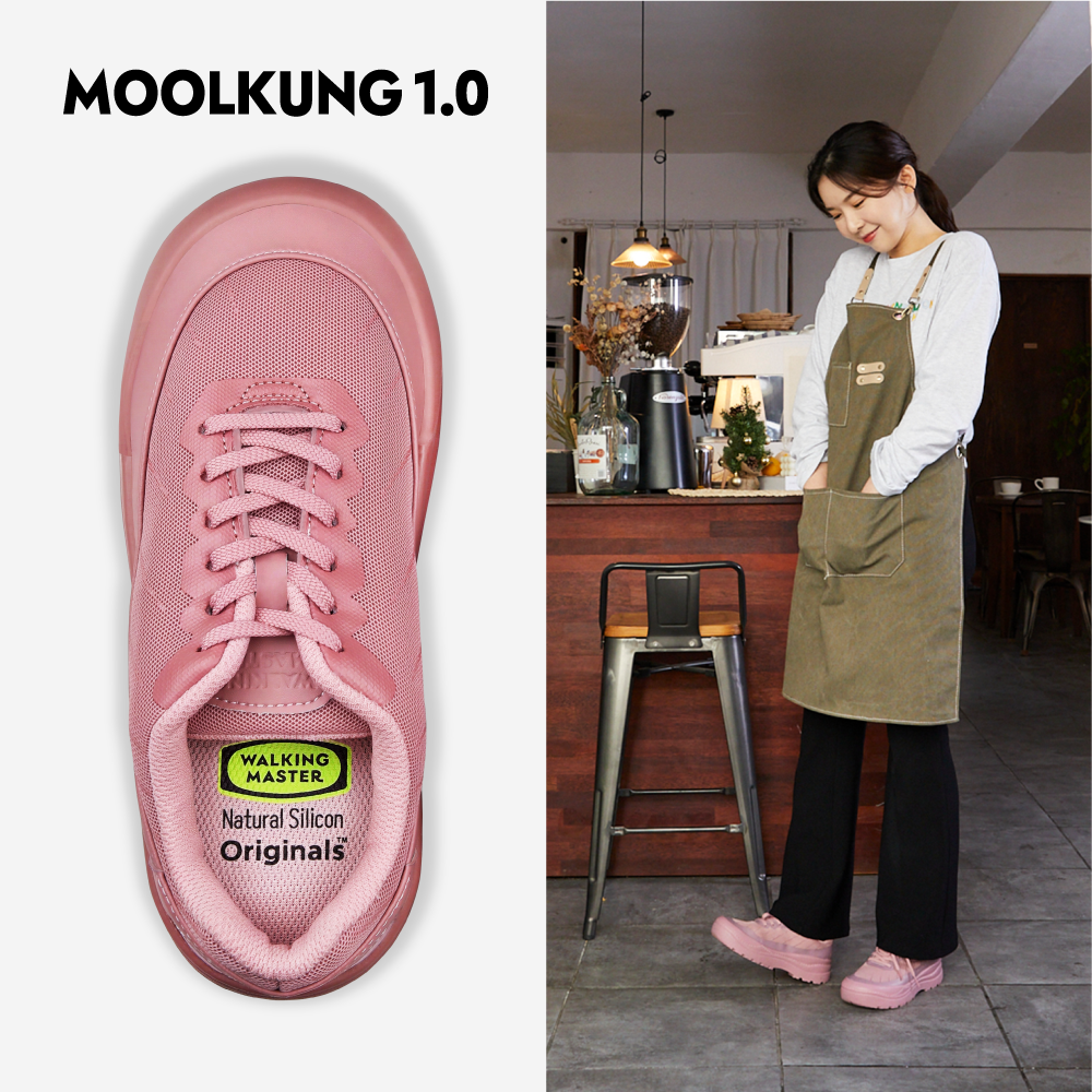 물컹슈즈 기능성 운동화 부모님 미끄럼방지 운동화 방한 발편한 쿠션 - 상세 이미지 3