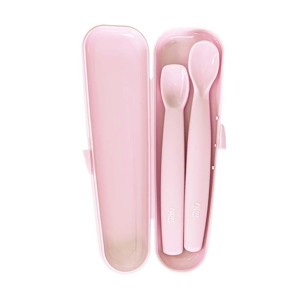 실리콘 이유식 스푼 케이스 세트(초기1p, 중기1p)