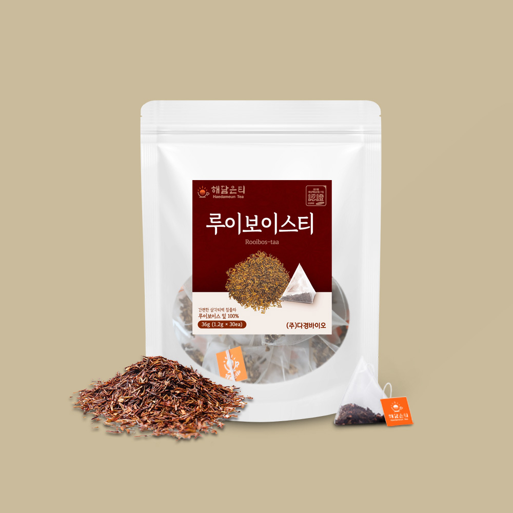 해담은티 루이보스티백 생분해티백 1.2g x 30개입 - 상품 이미지