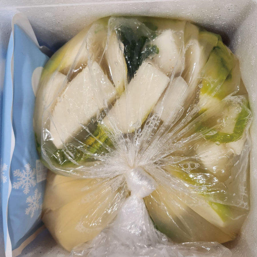 겨울동치미 동치미 시원 깔끔 옛날 맛있는 가정식반찬 겨울김치 3kg - 상세 이미지 3