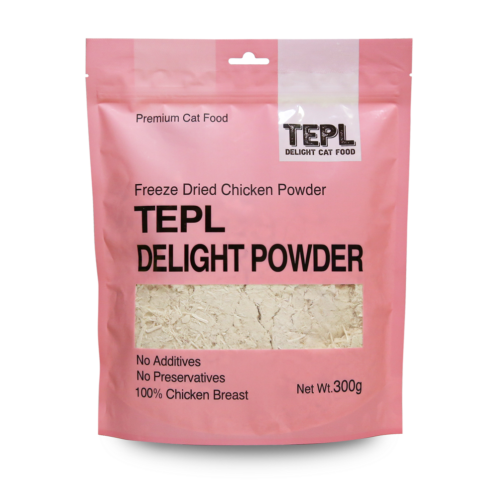 테플 딜라이트 트릿 치킨 파우더 300g 닭가슴살 동결건조간식