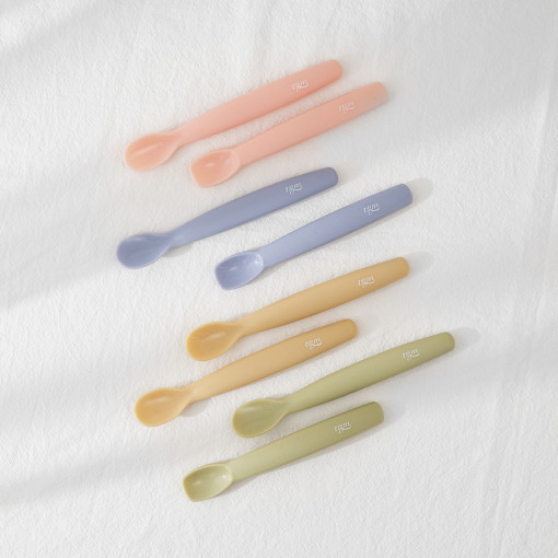 실리콘 이유식 스푼 케이스 세트(초기1p, 중기1p)