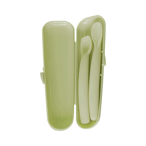 실리콘 이유식 스푼 케이스 세트(초기1p, 중기1p)