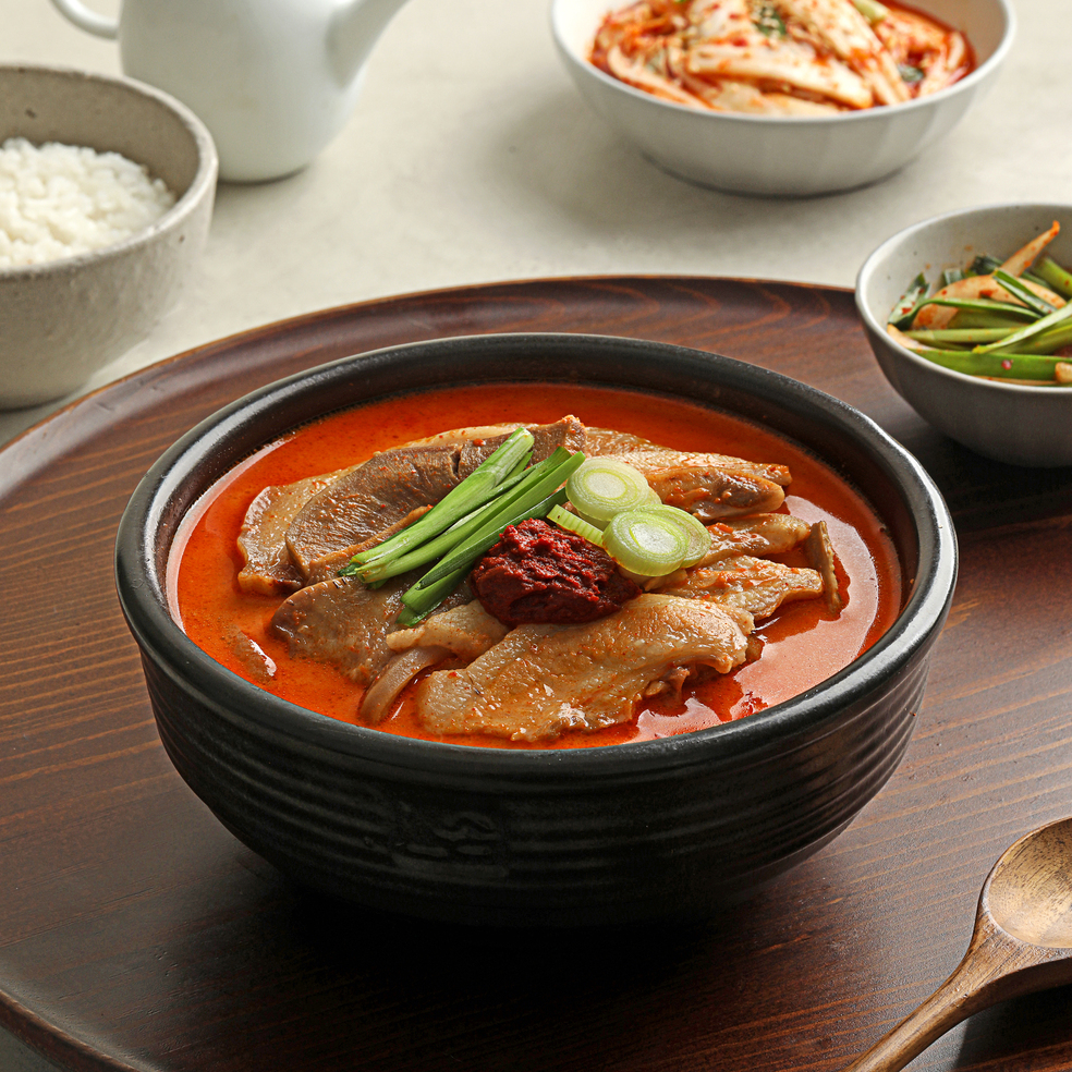 극소수 순대 국밥 (돼지 포함) 1팩 고기 많은 캠핑 순댓국 순대국 냉동 택배 레토르트