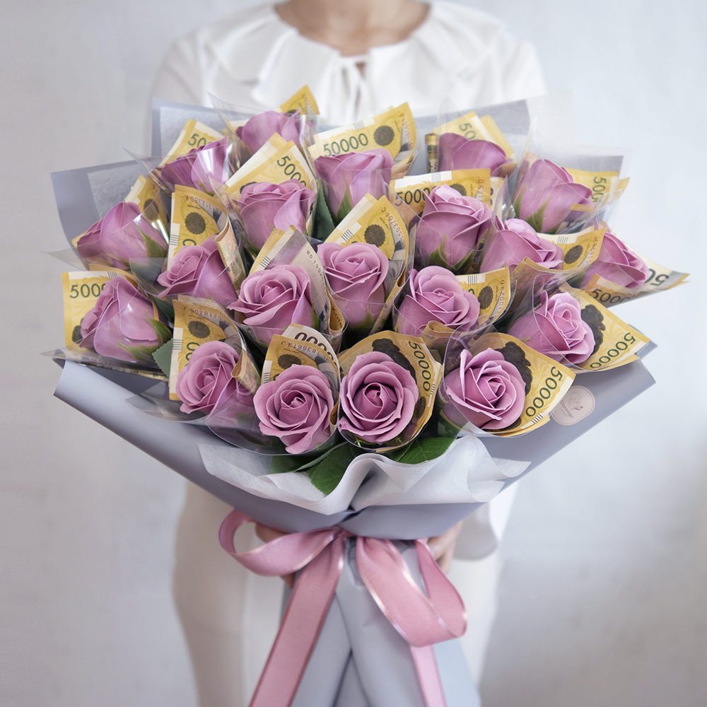 돈꽃다발 장미 카네이션 비누꽃 돈다발 현금 용돈 환갑 칠순꽃다발 부모님 기념일 선물