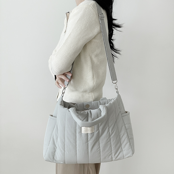 슬로뚜두 코지패딩(M) 토트백 가벼운 국민 기저귀가방 출산선물 데일리백