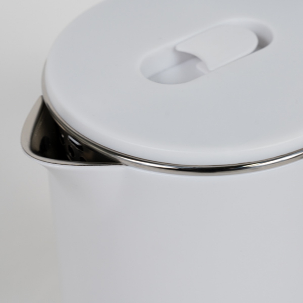 키친아트 커피포트 미니 티 포트기 이중보온 전기포터