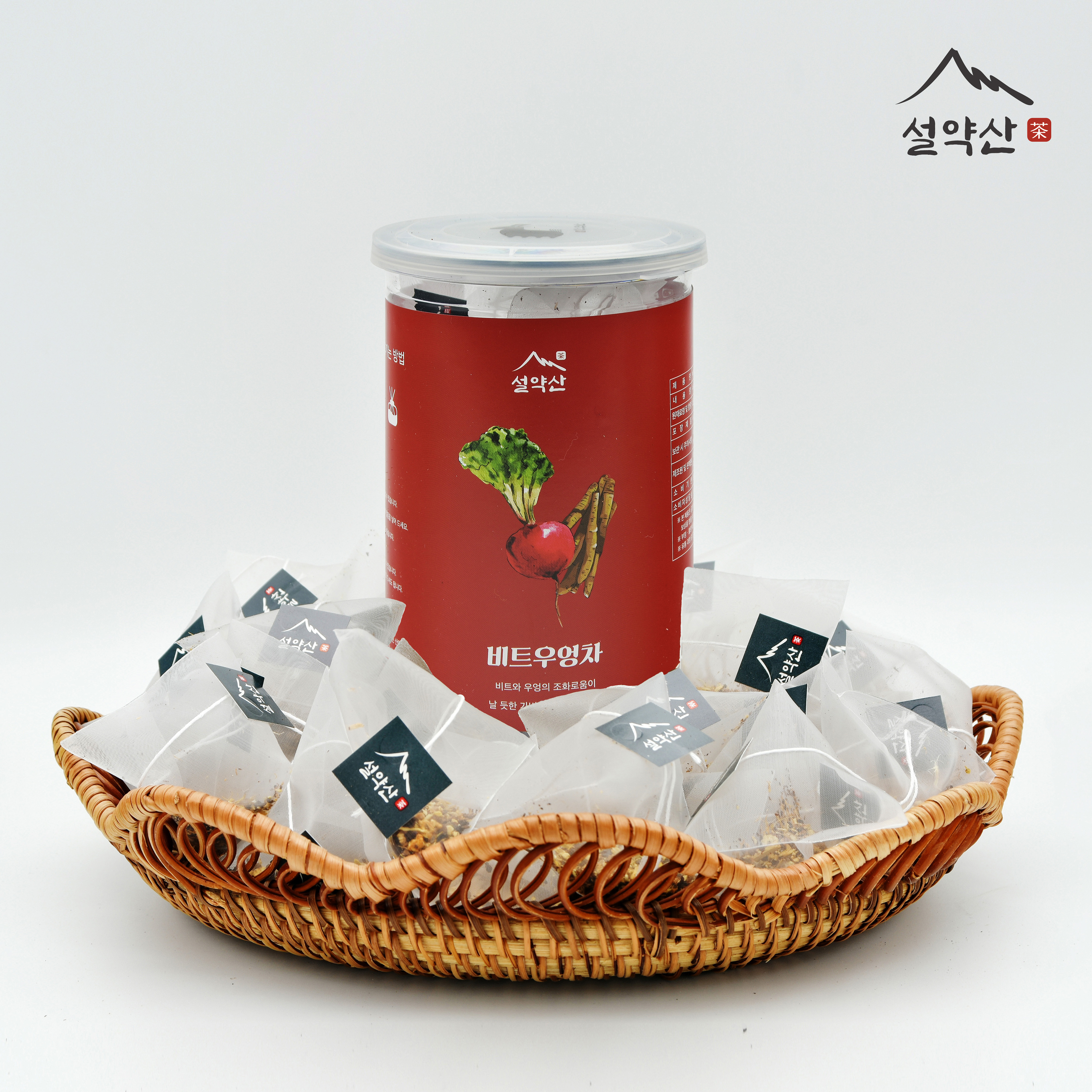 비트와 우엉을 하나의 티백에 담은 맛과 효능의 콜라보 설약산 비트우엉차 1.5g 30개입 - 상세 이미지 2