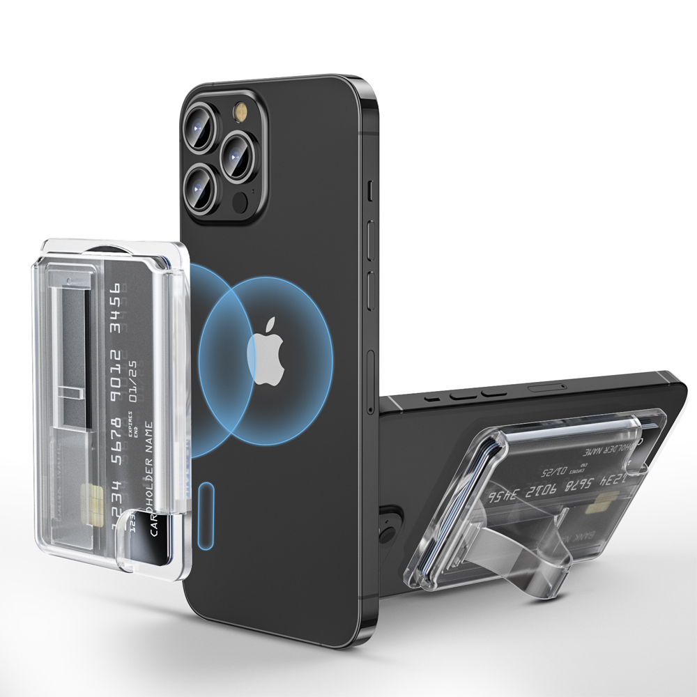 아이엠듀 아이폰 맥세이프 그립 카드 지갑 톡거치대 파우치 갤럭시 겸용