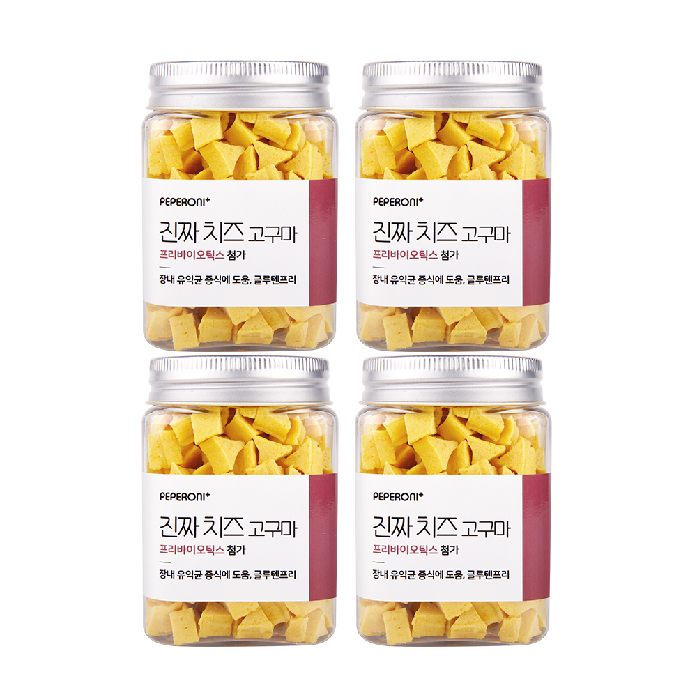 페페로니 진짜 프리바이오틱스 치즈고구마 4개 세트