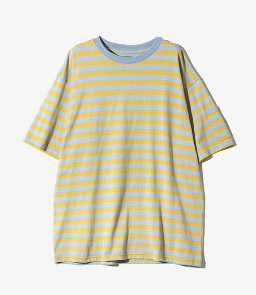 니들스 S/S CREW NECK TEE - COTTON STRIPE JERSEY NEEDLES 이미지 3