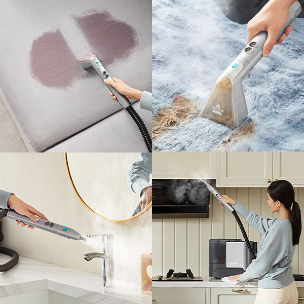 비쎌 스팟클린 하이드로 스팀 3791S 습식 스팀청소기 빈대퇴치 고온 살균 소파얼룩제거