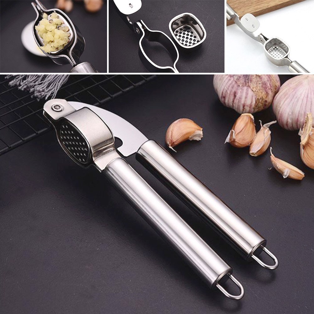 주방 마늘 다지기 다용도 생강 간편 분리형 스텐 프레스
