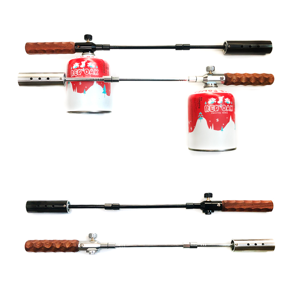 모아이캠핑 3단 분리 롱토치 이소 부탄가스 겸용 고화력 토치 풀세트