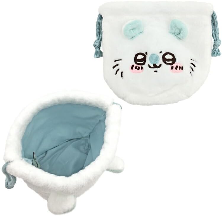 마리모크래프트 치이카와 먼작귀 모몽가 미니 페이스 타올 파우치 이미지 2