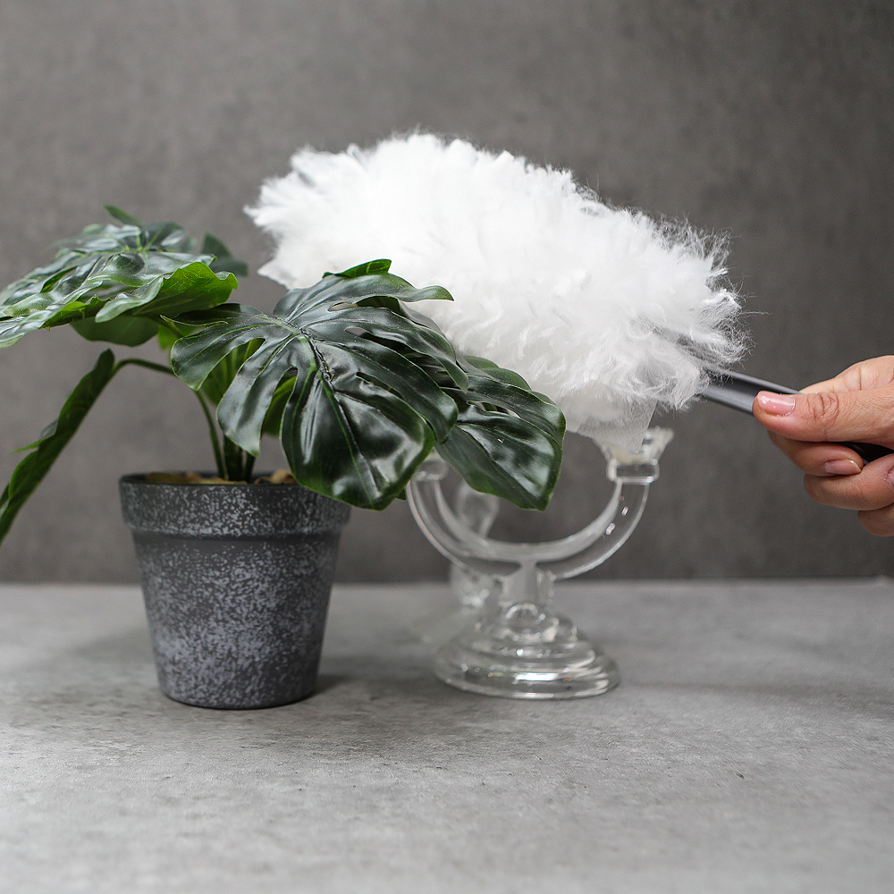 먼지털이 정전기 청소포 본체+리필 30개