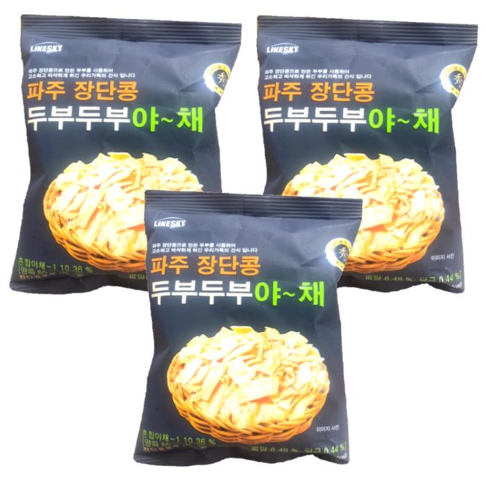 하늘처럼 두부 두부 야채 80g 3개 : 셀러허브샵