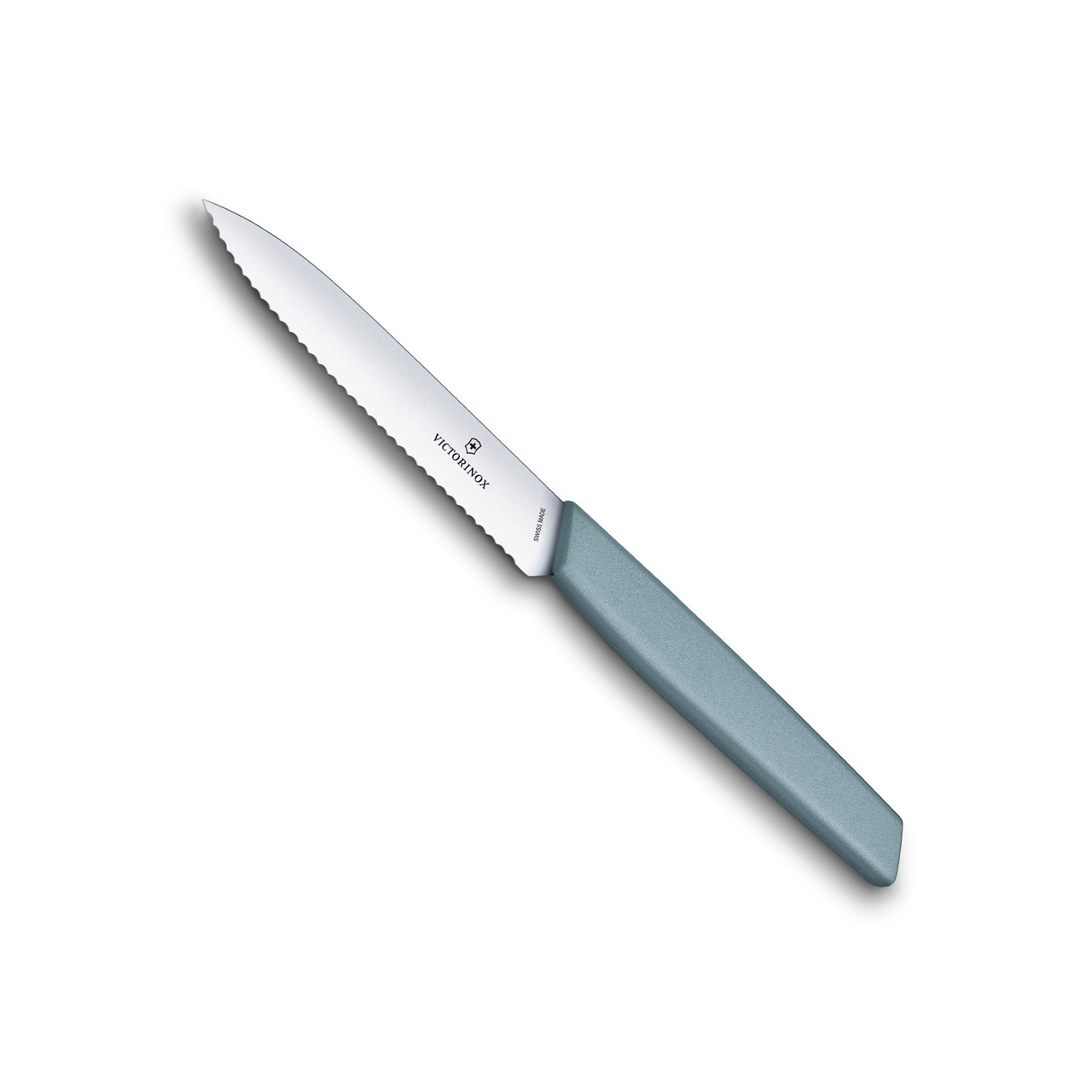 빅토리녹스 스위스 모던 커트러리 페어링 물결날 나이프 과도 주방칼 - 10cm 아로나 6.9006.10W21 - 상품 이미지