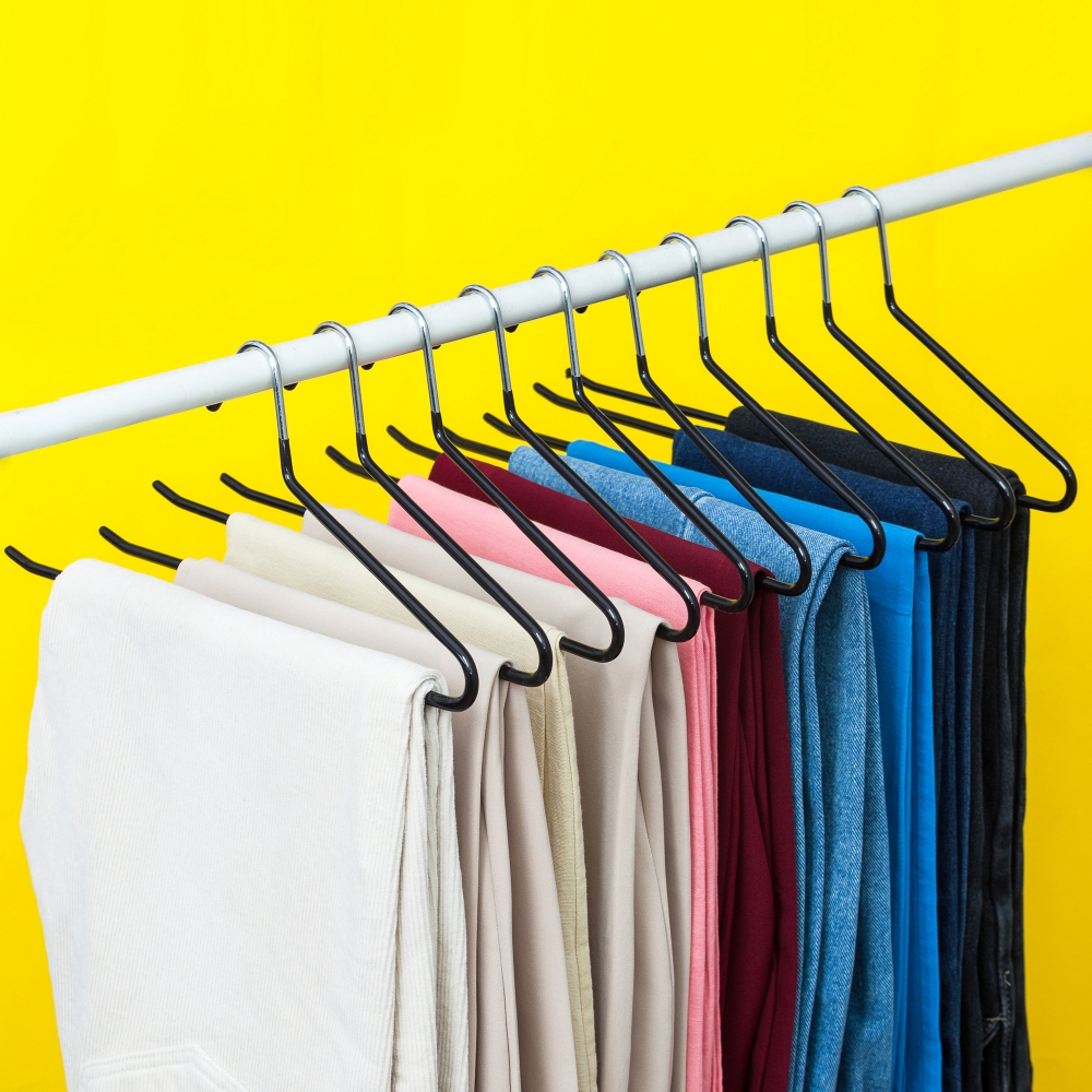 세이보링 바지걸이 논슬립 정리 다용도 옷걸이 행거 걸이 10p